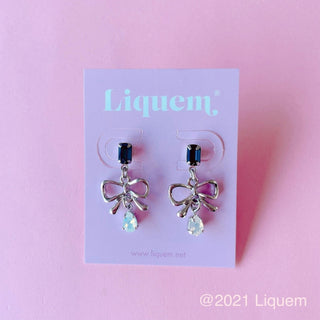 Liquem/Mini ribbon earrings