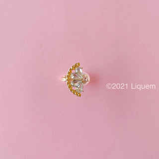 Liquem / lemon mini one clip on earrings
