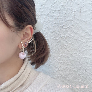 Liquem / Cherry earrings (Marble LV)