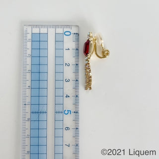 YUKI × Liquem / Mini bijou chandelier earrings