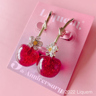 Liquem / Cherry &amp; Blossom earrings (RD)